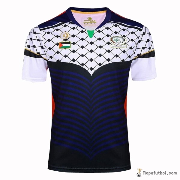 Camiseta Rugby Palestina Replica Segunda Ropa 2017 Azul